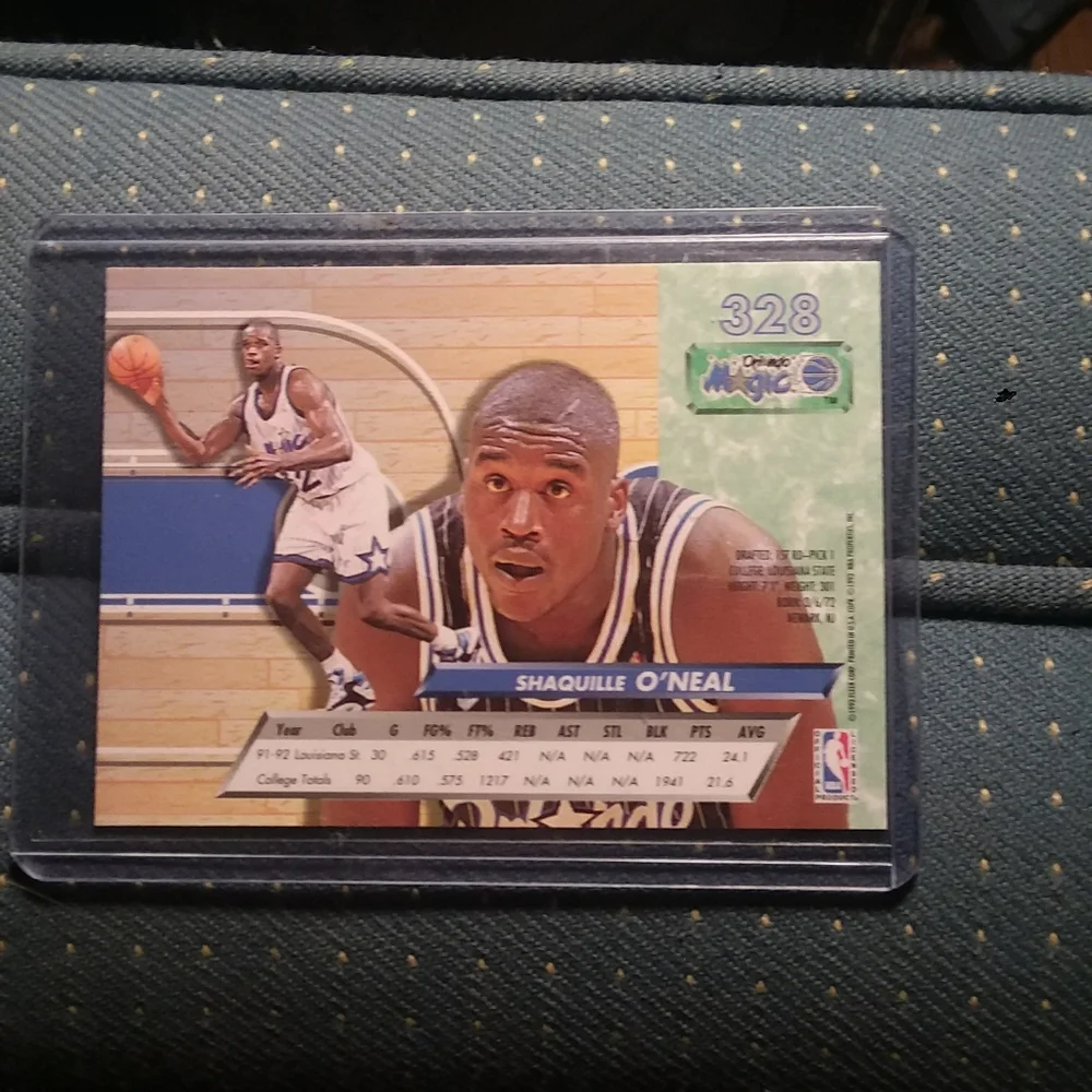 Shaq Fleer Ultra rookie card